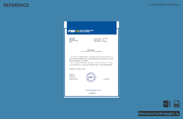 Israel FIBI Referenzbeispiel Vorschau